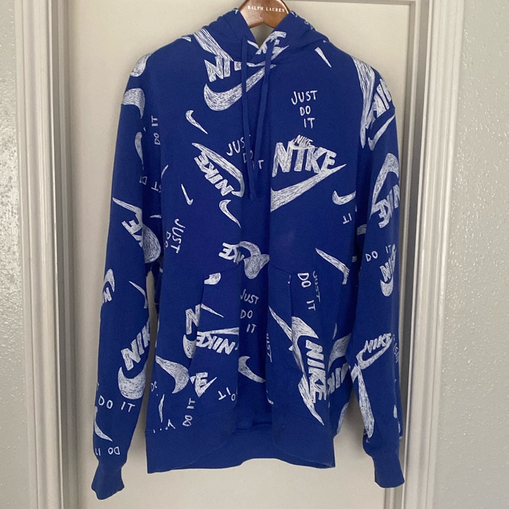 Nike Just Do It RARE GRAFFITI Hoodie, Large